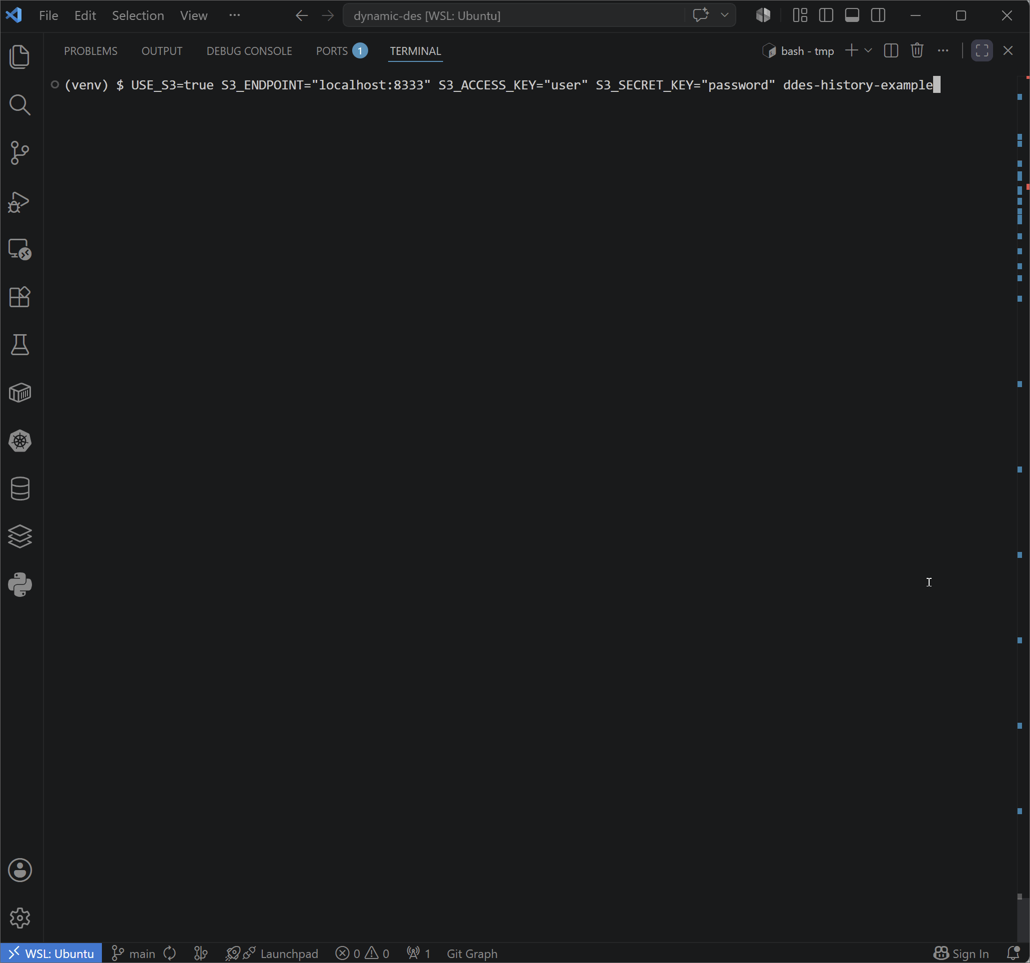Data Generation Example
