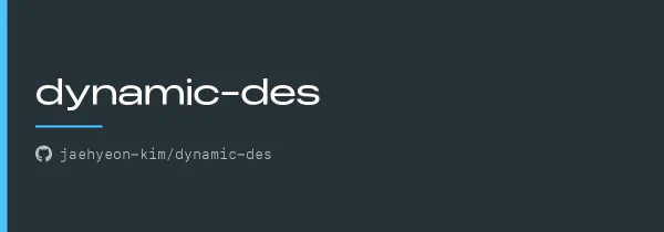 dynamic-des